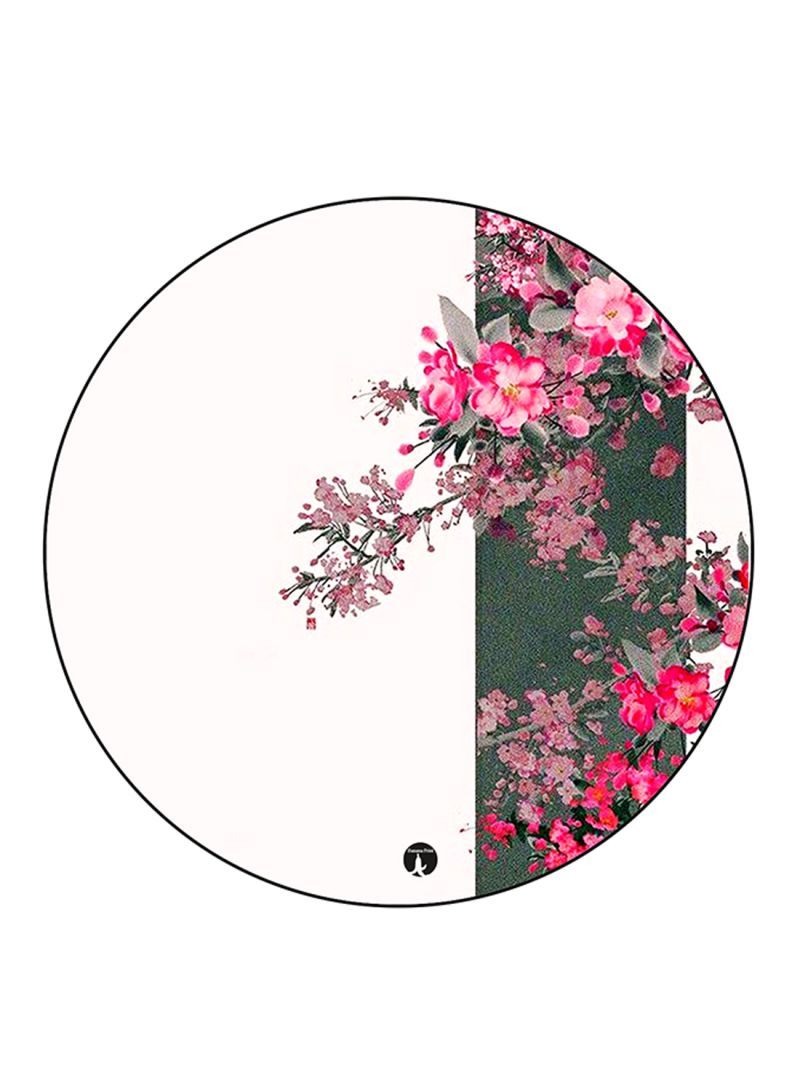 Flowers Printed Mouse Pad Multicolour
