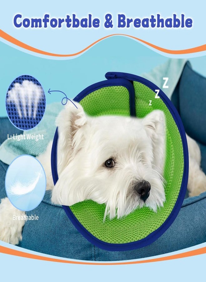 mosago Soft Dog Cone Collar After Surgery Alternative for Dogs to Stop Licking, Comfort Collars for Large/Medium/Small Pet/Cat, Comfortable Elizabethan Neuter Recovery E Cones of Shame Neck & Head Ecollars - Image 5
