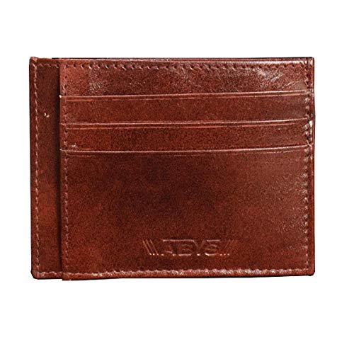 ABYS Bomaby Brown Genuine Leather Card Stock||Travel Wallet||ID Case||Card Holder||Visiting Card Holder||Money Clips for Men and Women - Image 1