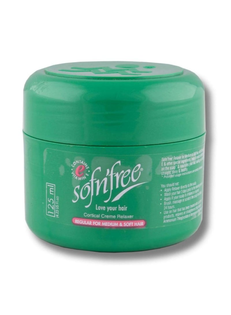 Sofn'free Cream Relaxer 125 ML Regular - For Medium & Fine Hair - Image 2