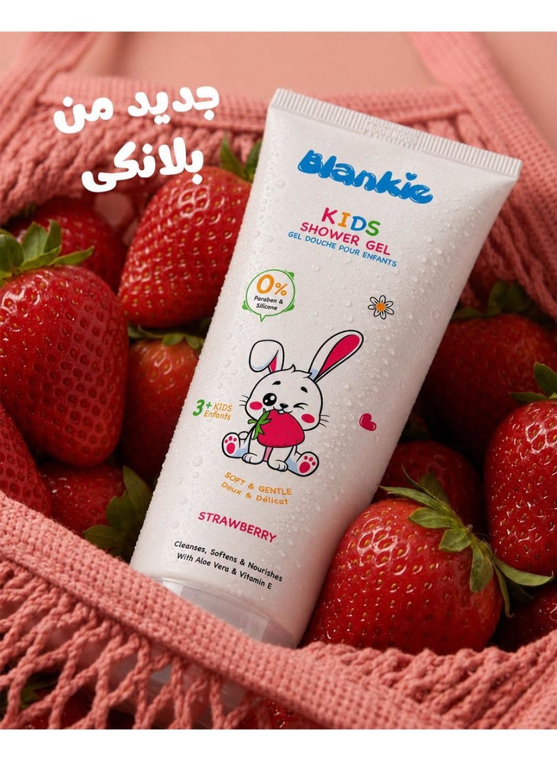بلانكي جل استحمام برائحة الفراولة من بلانكي كيدز - 200 مل - Image 3