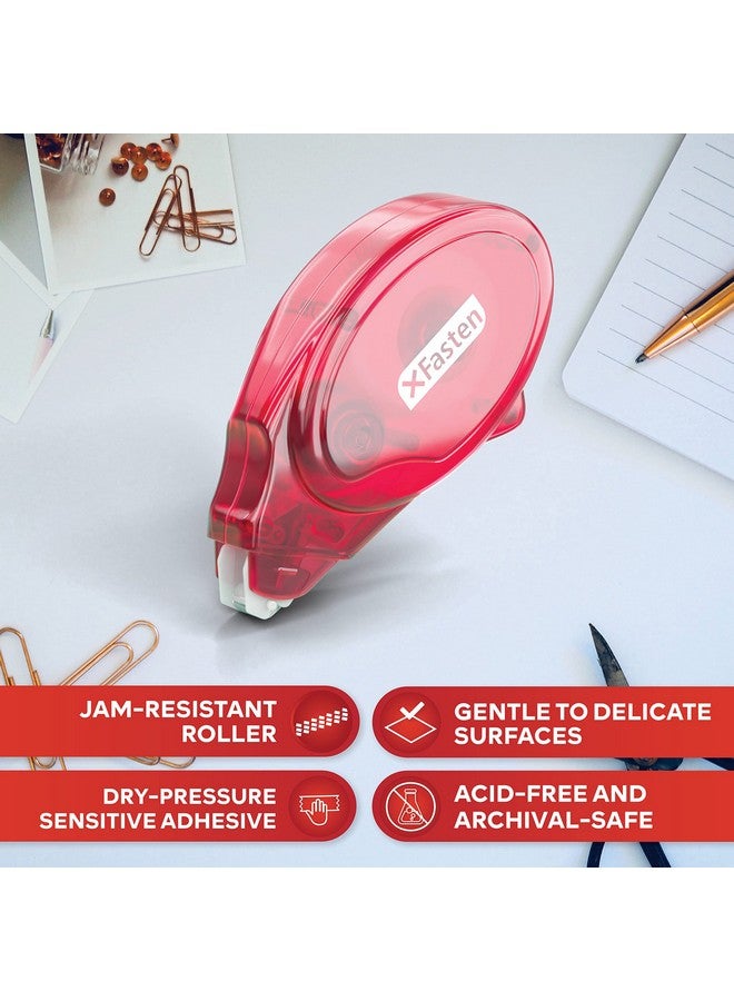 XFasten Adhesive Roller For Scrapbooking 8Mm X 30Ft 4Pack Double Sided Glue Tape Roller Scrapbook Supplies For Adults Photo Tape For Scrapbooking - Image 2