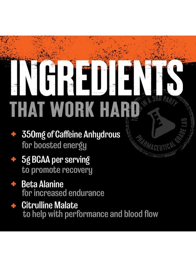 ANIMAL Animal Fury Pre Workout Powder - Energy and Focus Supplement with 5g BCAA, 350mg Caffeine Nitric Oxide Booster with Beta-Alanine, Preworkout for Men and Women, Blue Raspberry Flavor, 30 Servings - Image 4
