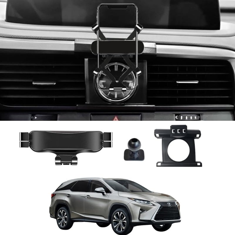 TRX AUTO Phone Holder Mount With Gravity Phone Holder For Lexus RX350, RX 400 2016 To 2021 | Lexus RX Car Accessories | Lexus Mobile Phone Holder - Image 1