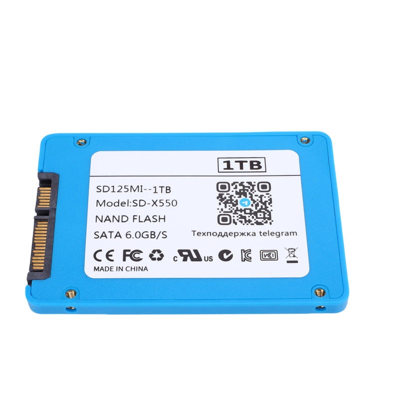 2.5 Inch Solid State Drive: Up To 550MB/s High Speed Read-Write, 3D NAND Flash, Energy Efficient SATA III SSD - Wide Compatibility, Fast Boot-Up Internal Hard Drive for Gaming, Work, Pc, Laptop Upgrad - Image 1