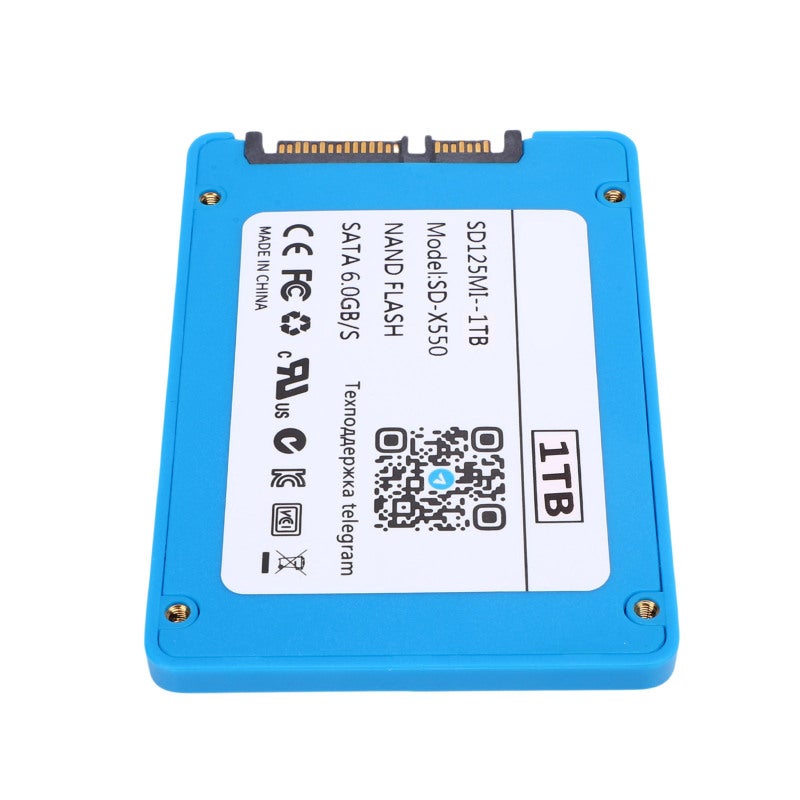 2.5 Inch Solid State Drive: Up To 550MB/s High Speed Read-Write, 3D NAND Flash, Energy Efficient SATA III SSD - Wide Compatibility, Fast Boot-Up Internal Hard Drive for Gaming, Work, Pc, Laptop Upgrad - Image 2