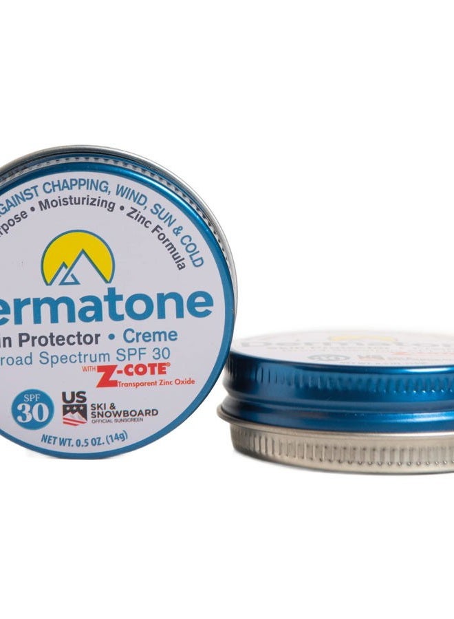 Dermatone Skin Protector w/Zinc | Skin Balm for Face & Lips | Barrier Cream for Sun, Wind & Cold | SPF 30 Zinc Sunscreen | Moisturize, Heal & Repair Dry Skin, 0.5 oz - Image 2