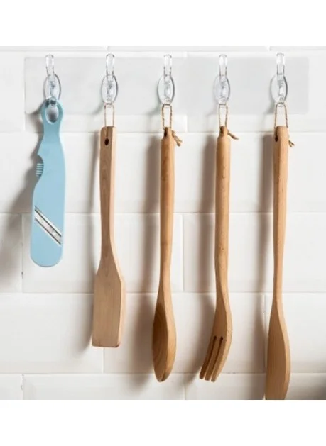 Tineke One Piece Self Adhesive Hanger with 5 Hooks