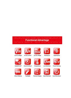 ANENG Touch Screen Intelligent Digital Multimeter 9999 Counts Auto Range Rechargeable Portable NCV Universal Meter Voltmeter Ammeter - 621A  - Image 3