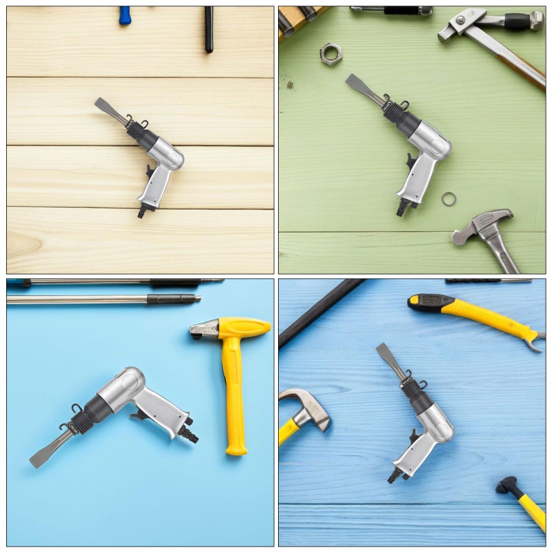 Air Chisel Hammer Tool Set For Metalwork Automotive Rust Removal And Construction - Image 4