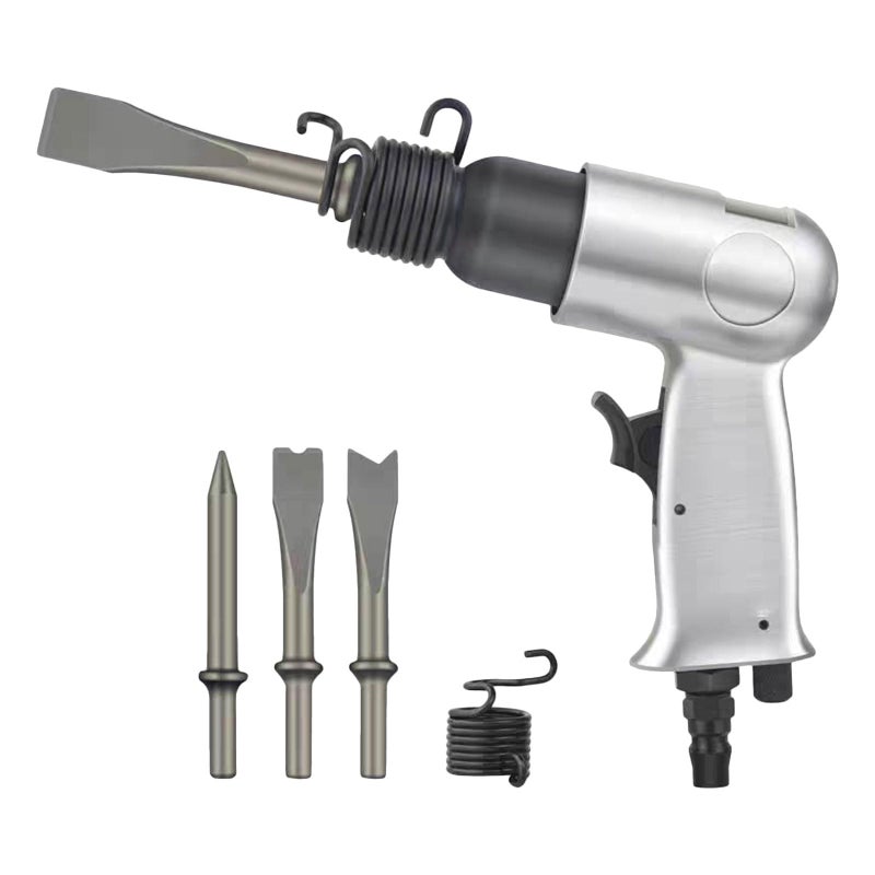 Air Chisel Hammer Tool Set For Metalwork Automotive Rust Removal And Construction - Image 2