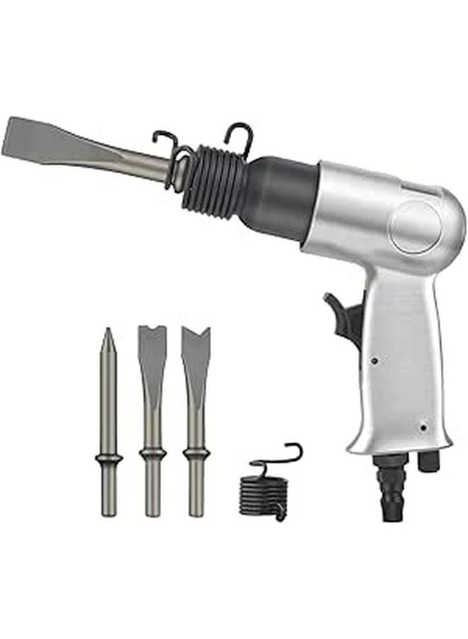 Air Chisel Hammer Tool Set For Metalwork Automotive Rust Removal And Construction - Image 1