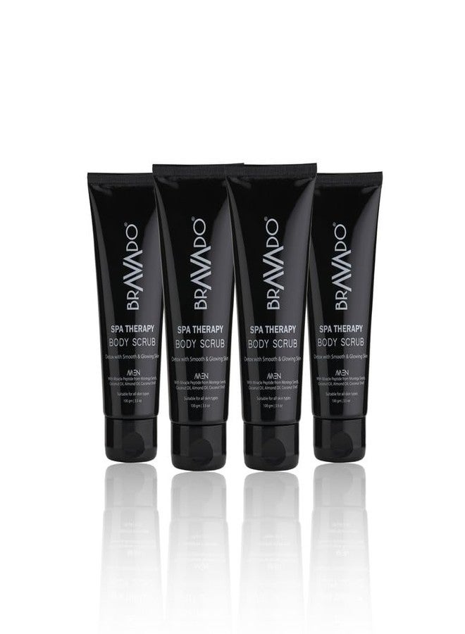برافادو مقشر الجسم براڤادو سبا ثيرابي 100 غرام (عبوة من 4) | مقشر عميق للجسم | يزيل التصبغات والجلد الميت والخشونة | بشرة ناعمة، منتعشة، ومشرقة - Image 2