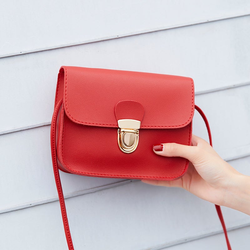Bag 2022 Japanese And Korean New Women'S Bag Casual Small Square Bag Shoulder Crossbody Bag Solid Color Mobile Phone Bag Simple Small Bag - Image 3