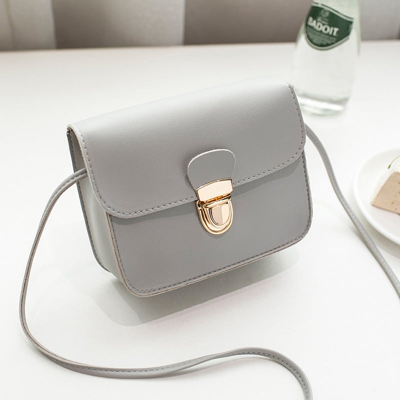Bag 2022 Japanese And Korean New Women'S Bag Casual Small Square Bag Shoulder Crossbody Bag Solid Color Mobile Phone Bag Simple Small Bag - Image 1