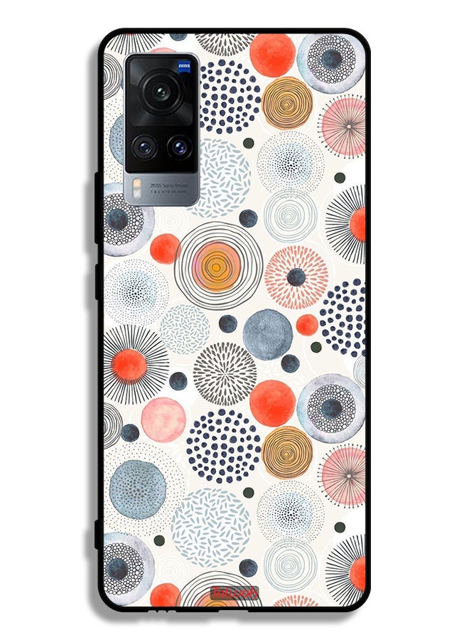 Tolwak Vivo X60t Protective Case Cover Cotton Flowers Pattern - Image 2