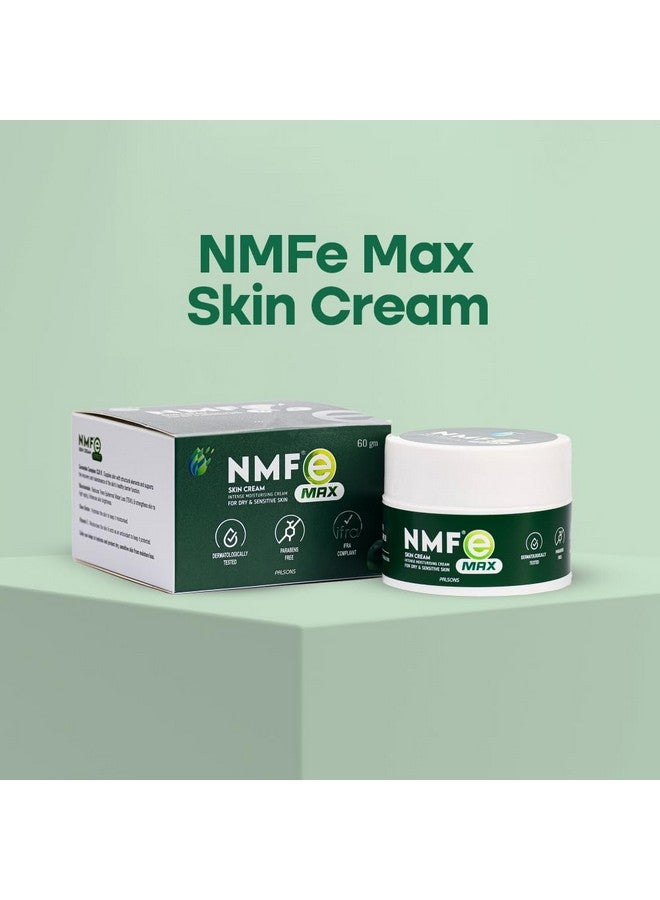 NMFe Max Skin Cream with Ceramide Complex For Severe Dry Skin 60 GM | For Barrier Repair Deep Hydration | Gives Immediate Comfort | Niacinamide , Shea butter & Vit E | For Dry & Sensitive Skin | Dermatologically Tested - Image 2