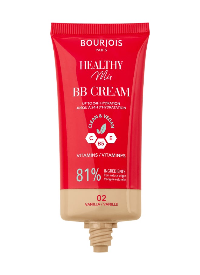 BOURJOIS PARIS - Healthy Mix BB Cream - 02 - Vanilla, 30ml - Image 1