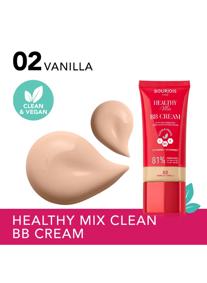 BOURJOIS PARIS - Healthy Mix BB Cream - 02 - Vanilla, 30ml - Image 1