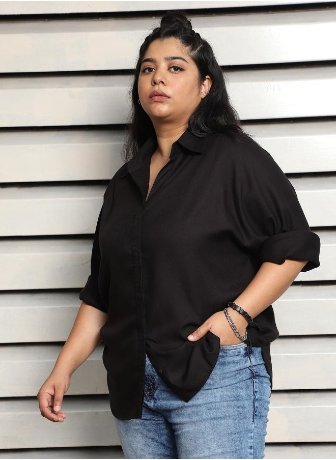 HIGH STAR - Women Black Shirts - Image 1