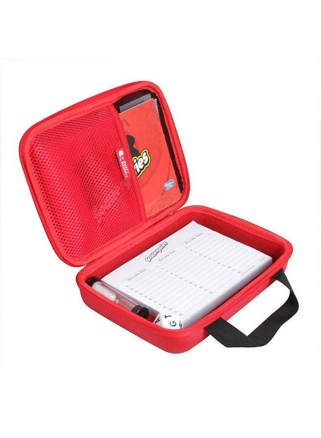 Hermitshell Hard Travel Case For Scattergories Game Board Games(Only Case) (Red) - Image 1