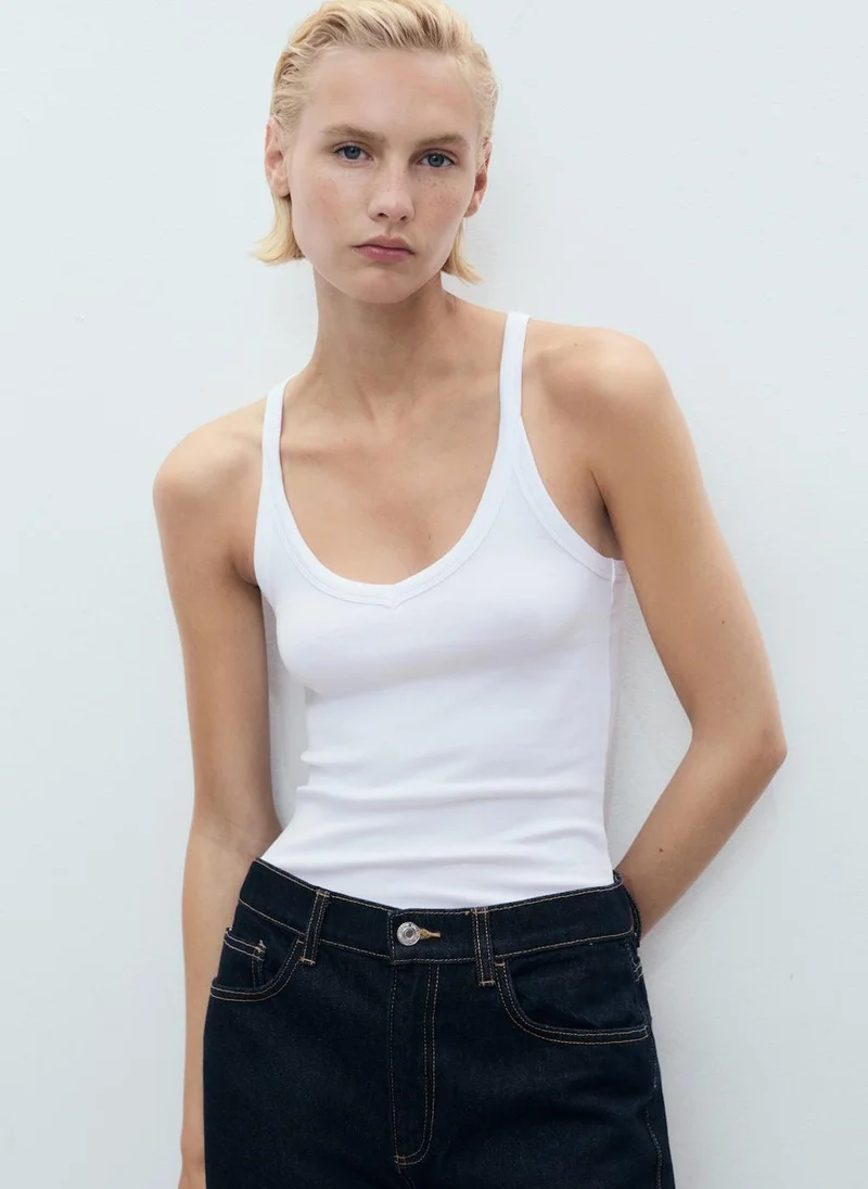 مانجو Cotton Top With Straps