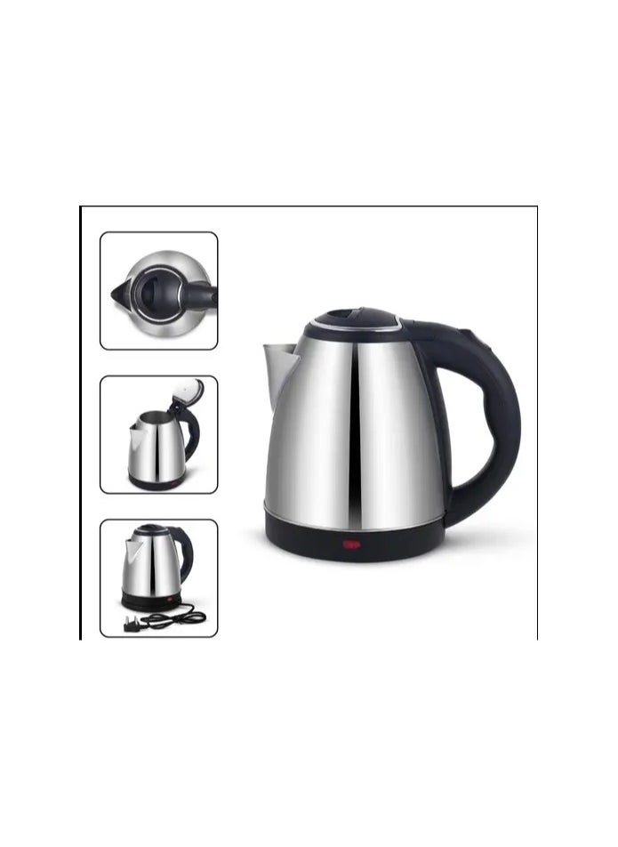 Denx Electric Kettle 1.8L Stainless Steel – Fast Boiling, Auto Shut-Off, Bpa-Free, Cordless Design, 1500W Power For Tea, Coffee, And Hot Water - Image 2