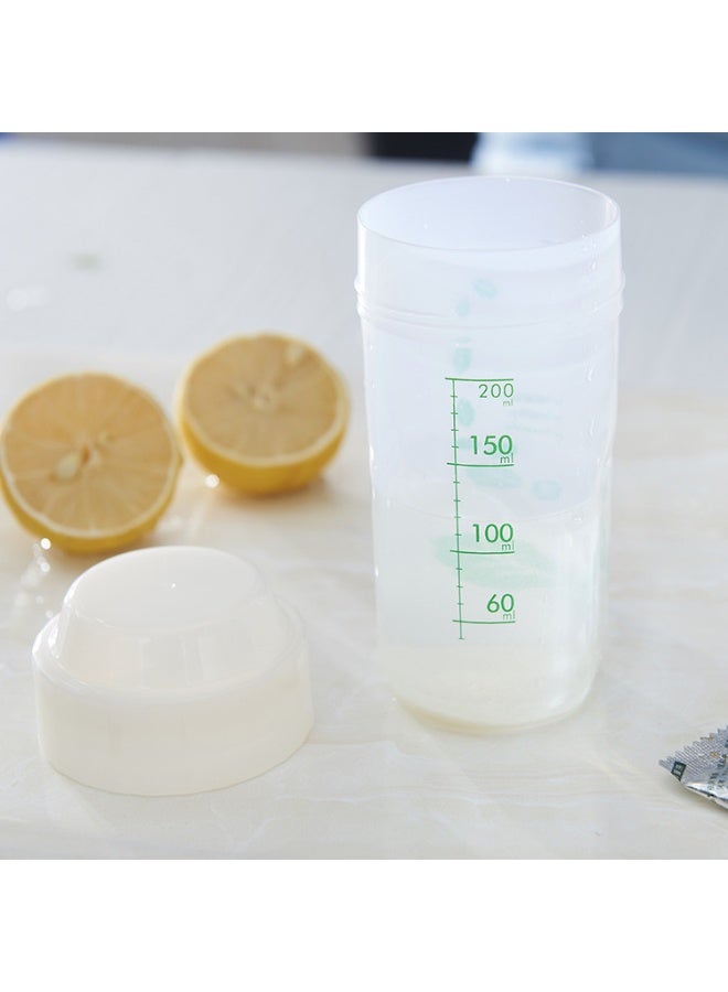 نيمي كوب خلط مسحوق البروتين - سعة 200 مل - Image 3