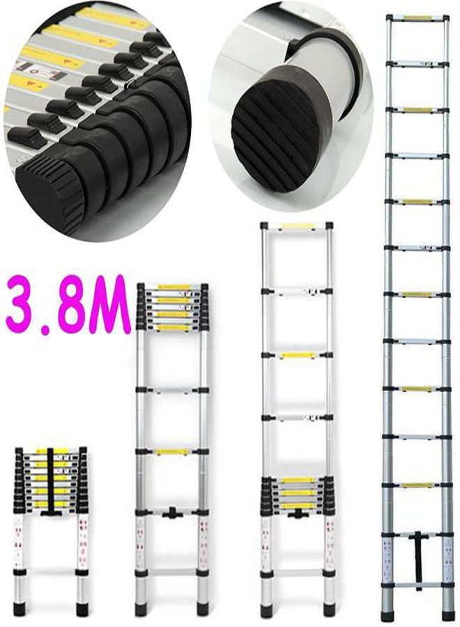 في تي سي سلم تلسكوبي 3.8 متر من الألومنيوم محمول متعدد الأغراض - Image 3