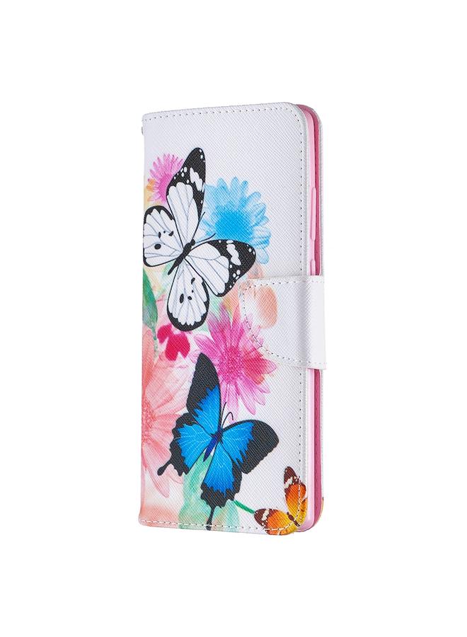 S-TOP Case For Samsung Galaxy Note 20 Colored Drawing Pattern Horizontal Flip Leather Case with Holder & Card Slots & Wallet - Image 2