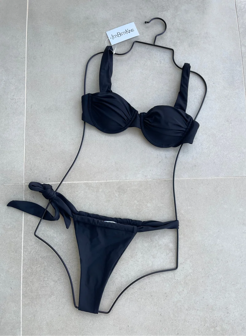 Itty Bitty Kinis Sabrina Kini Black (Bottom)
