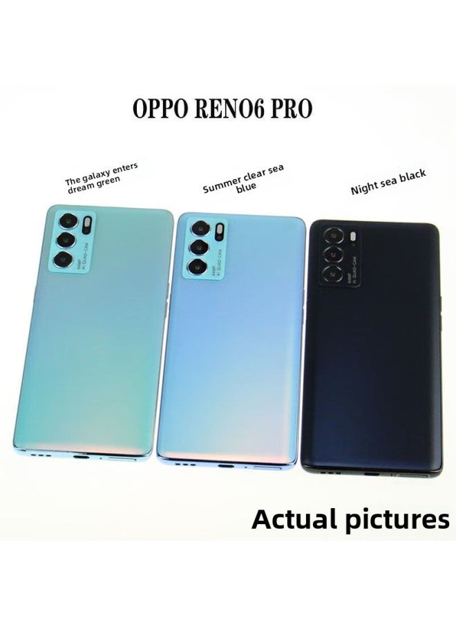 Generic - BA Gang Mobile Phone Model Is Suitable For OPPOreno6 Mobile Phone Model Simulation Startup Bright Screen Model Machine Domestic Type-Applicable Models:Reno6Pro Night Sea Black-domestic Model Random - Image 1