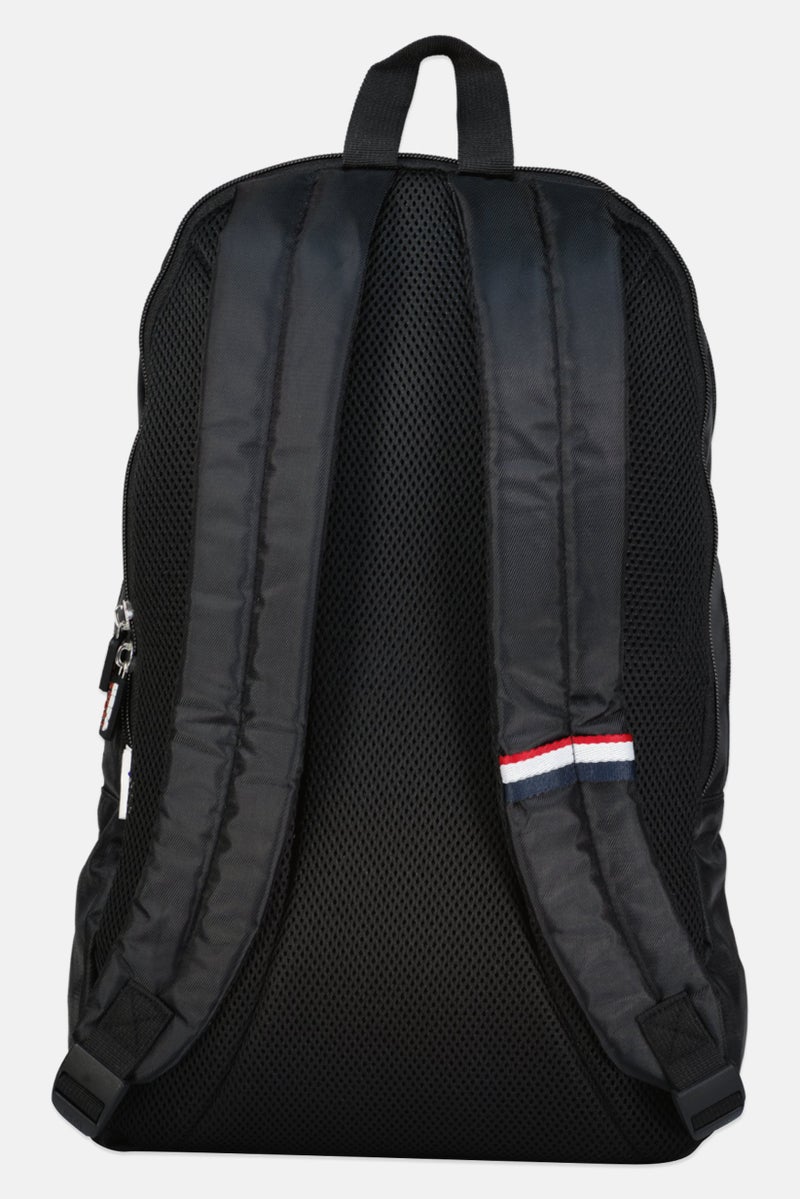 U.S. Polo Assn. Men Brand Logo Backpack, Black  - Image 2