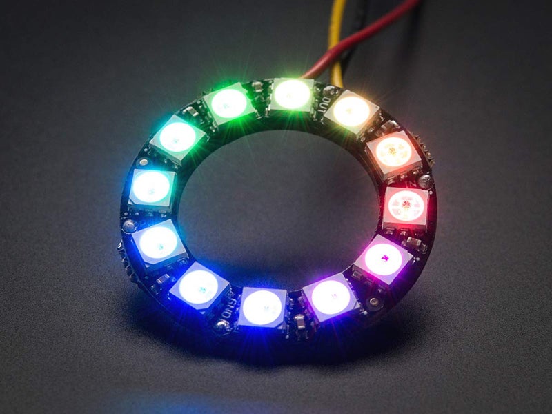 Adafruit NeoPixel Ring - 12 x WS2812 5050 RGB LED with Integrated Drivers - Image 2