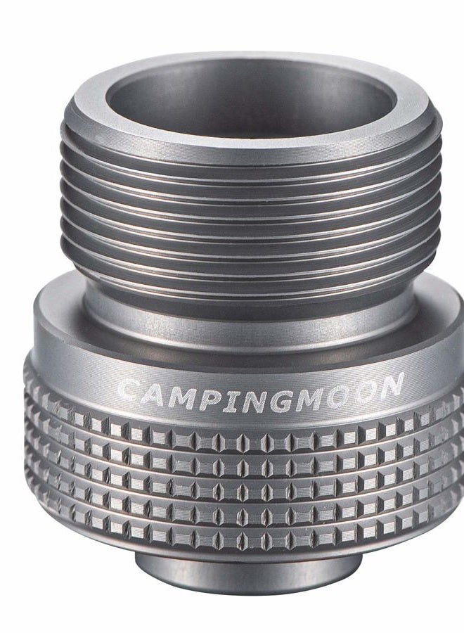 camping moon Grill Propane Gas Stove Adapter, Input: EN417 Lindal Valve Canister, Output: Propane Gas Stove Z20 - Image 1
