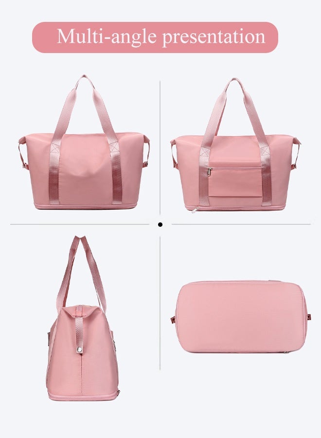 Fashion travel bag large capacity sports bag, portable luggage bag, travel handbag, dry and wet separation handbag - Image 2