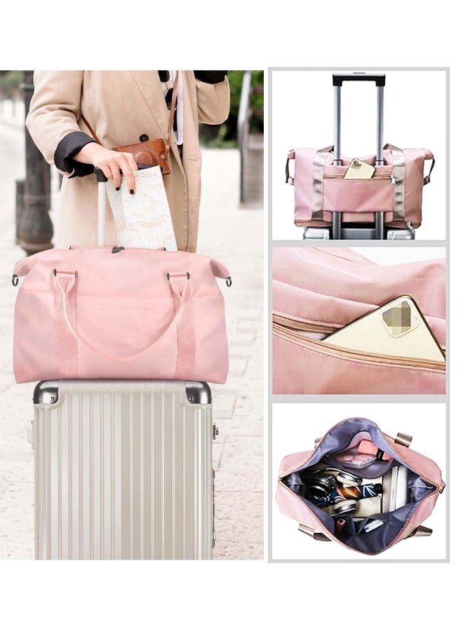 Fashion travel bag large capacity sports bag, portable luggage bag, travel handbag, dry and wet separation handbag - Image 1