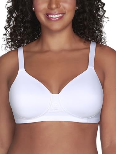 Vanity Fair Women’s Beauty Back Full Figure Wirefree Bra 71380, star white, 36D - Image 1
