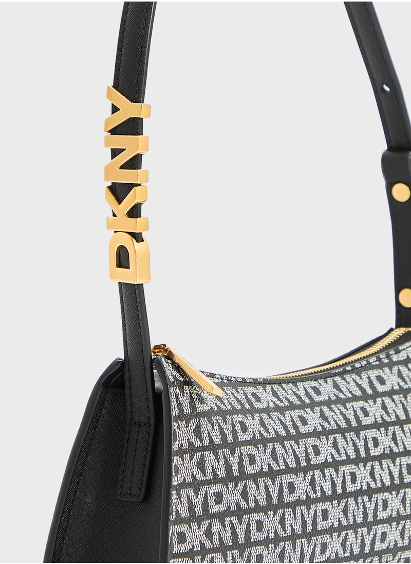 DKNY Avril Top Handle Zip Through Satchel