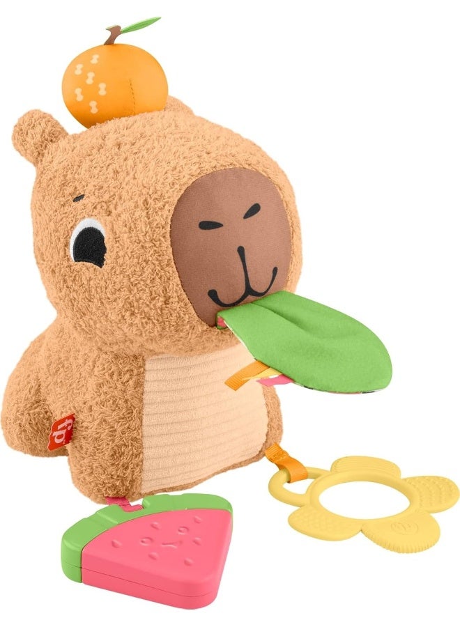 Fisher-Price Fisher-Price Snuggly Snacky Capybara Plush Teether & Rattle (25 cm)  - Image 1