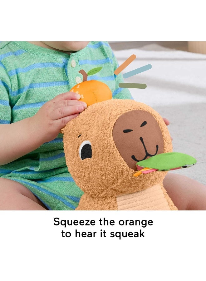 Fisher-Price Fisher-Price Snuggly Snacky Capybara Plush Teether & Rattle (25 cm)  - Image 2