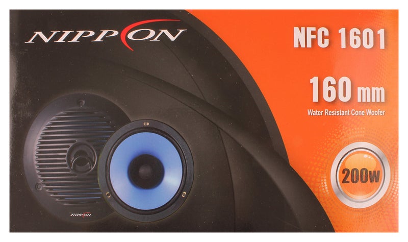 Nippon NFC- 1601 Dual Cone Black Inside Car Speaker Boxes for All Vehicles - Image 3