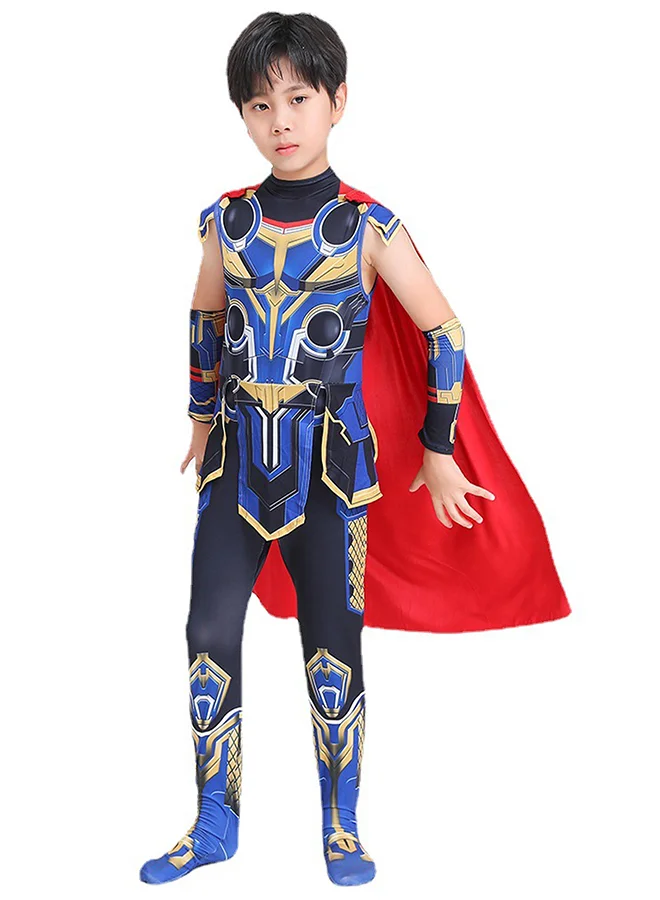LITTLE SURPRISE BOX Little Surprise Box,Thunder God Superhero ,Kids Halloween Costume Fancy Dress Up-3-4Y