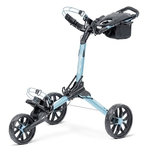 Bag Boy Nitron Golf Push Cart, Ice Blue/White - Image 1