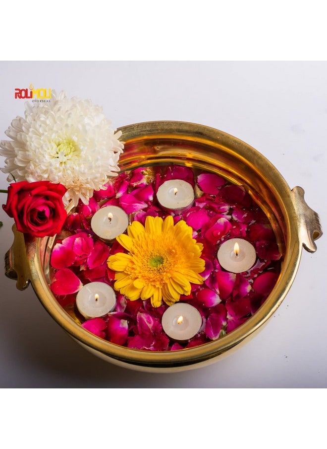 ROLIMOLI Pure Brass Plain Urli Decorative Bowl Diameter 6inch Beautiful Handcrafted Bowl for Floating Flowers and Tea Light Candles Home,Office and Table Decor Special for Diwali Gift - pzsku/Z22AA48BC0F4ADBBDA09AZ/45/_/1736426832/7bc674e3-6d6a-46d1-9fa6-8a6c7602d323