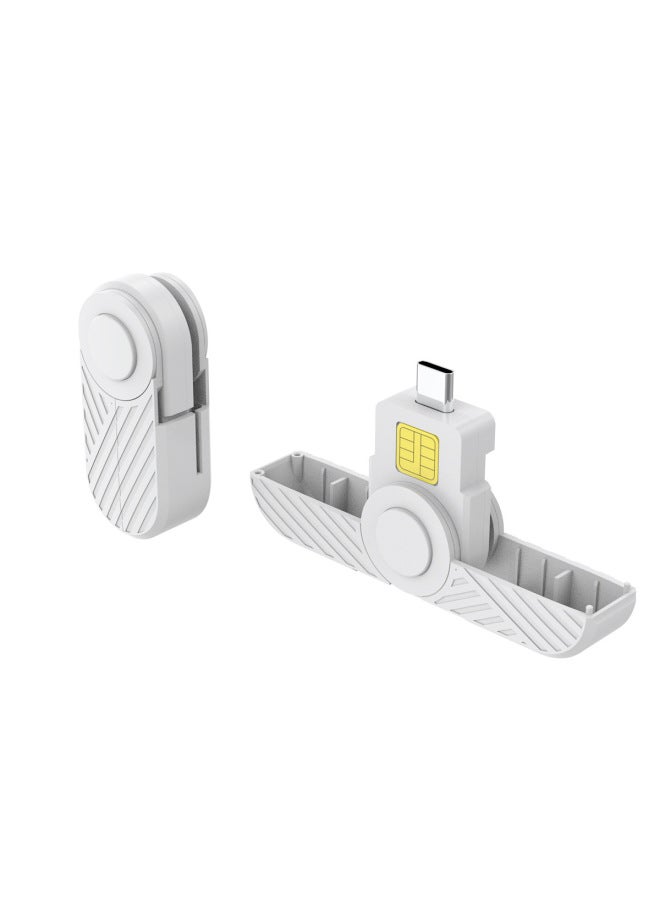 Rocketek Manufacturers New Usb-c Smart Card Reader Tax Sim Card Id Card Bank Card Cac Card Smart Card - Image 1