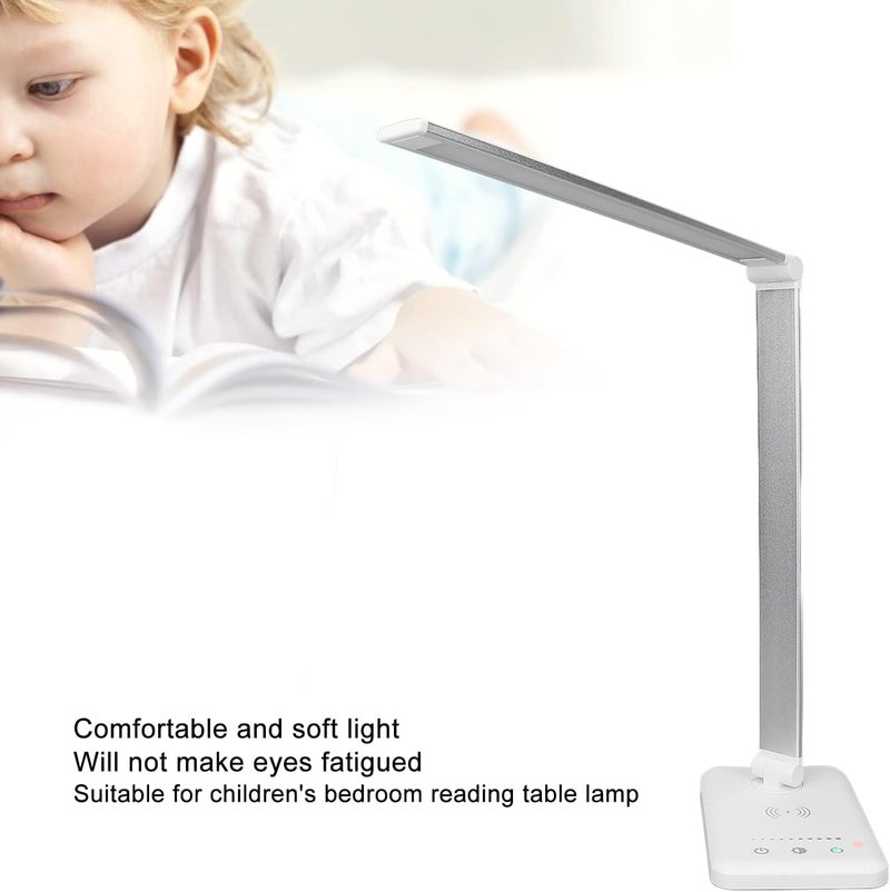 klarako LED Desk Lamp,Aluminium Alloy Folding Reading Lamp Adjustable 10 Brightness Gears Table Lamp for Home Office - Image 2