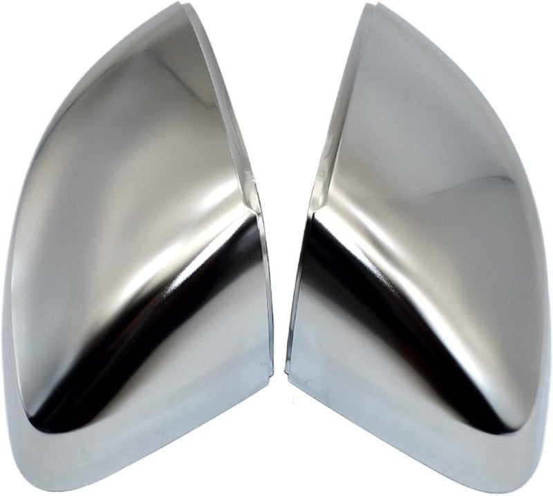 Vuzmode Matte Chrome Silver Car Mirror Cover - Image 1