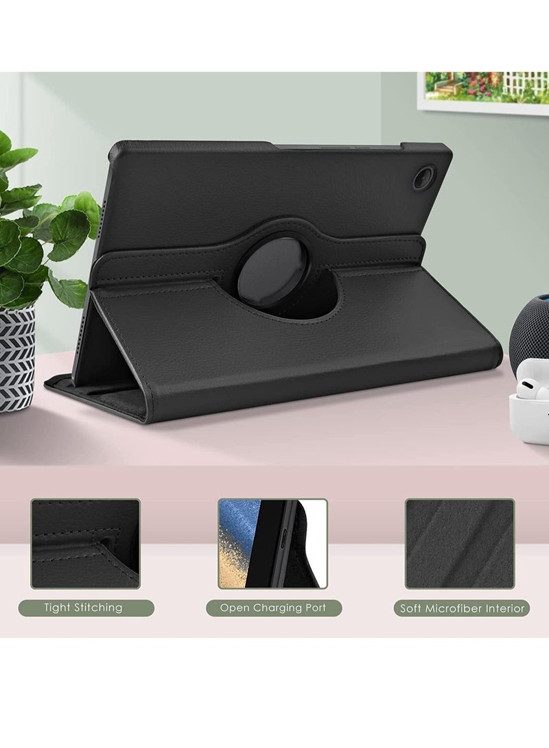 Case Compatible with Galaxy Tab A8 10.5" Case (SM-X200/X205/X207), Galaxy Tab A8 Case 10.5 inch,Auto Sleep/Wake 360° Rotating Stand Folio Leather Case for Tab A8 2022