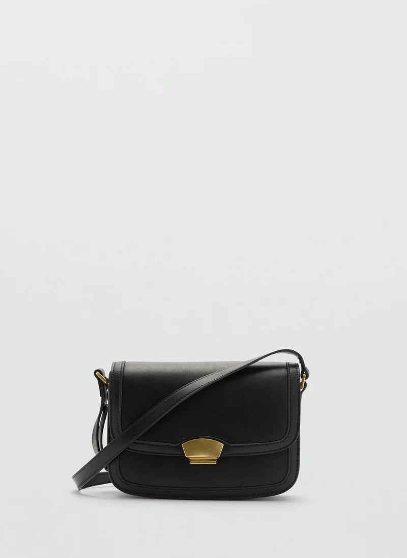 MANGO Crossbody Bag With Metal Closure